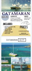 Price of rent a Catamran at Riviera Maya