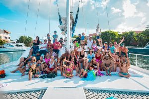 Catamaran for large groups riviera