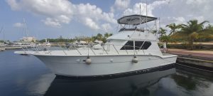 Cozumel Hatteras fishing boat