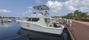 Cozumel Hatteras fishing boat